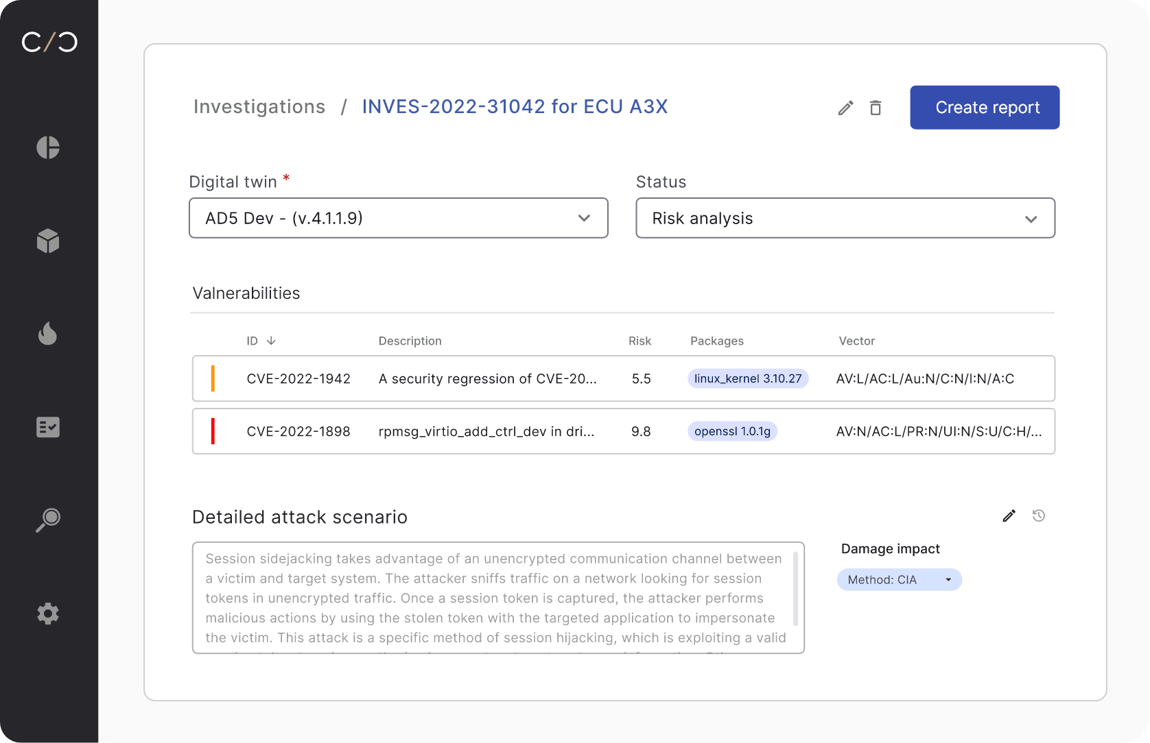 Incident Response tab 2