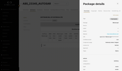 AUTOSAR- Package Details