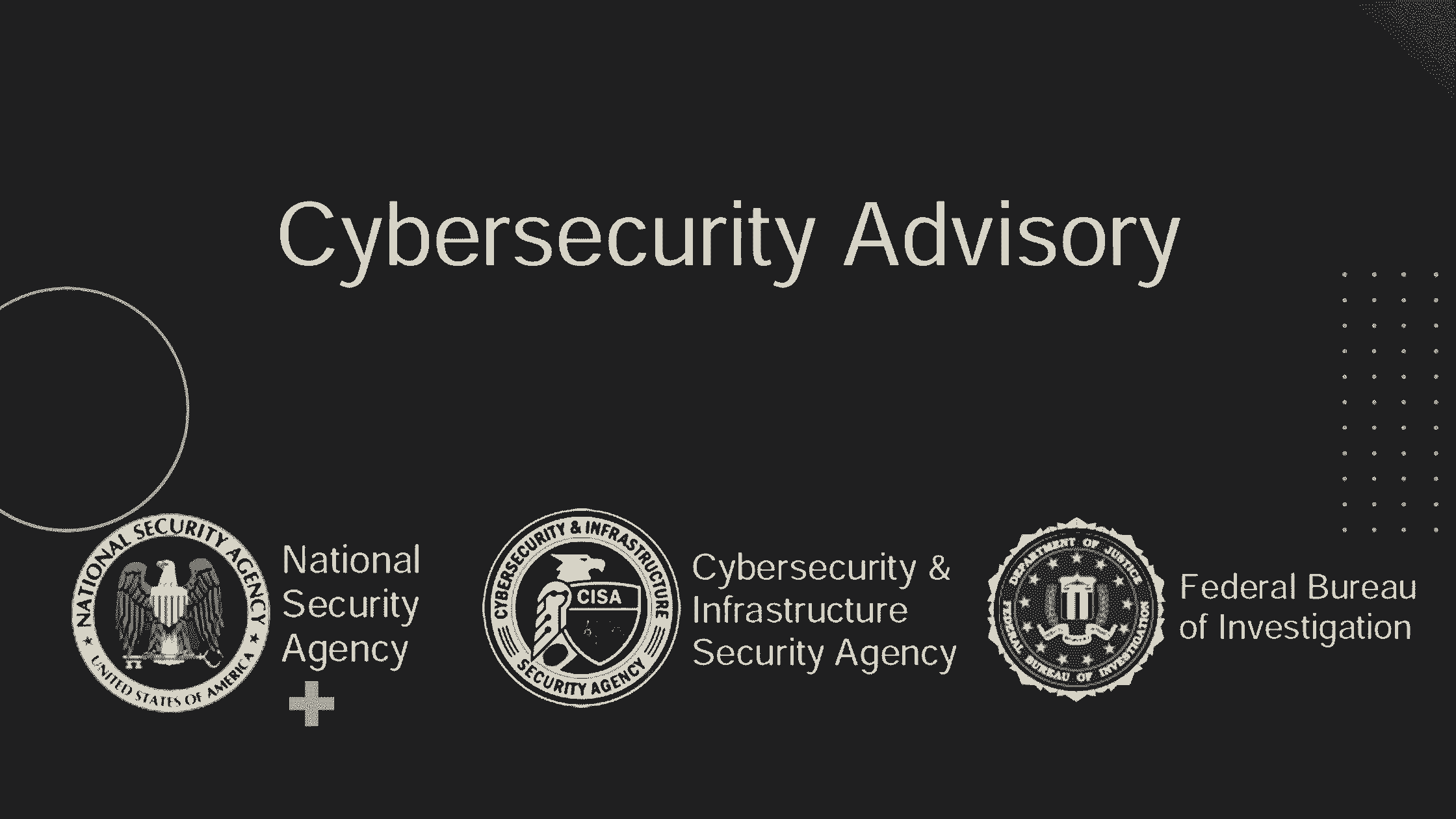 US Agencies Issue Advisory: Network Devices Compromised by Hackers